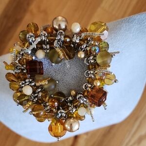 Beaded Cluster Bracelet